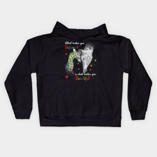 What Makes You Different autism awareness Kids Hoodie